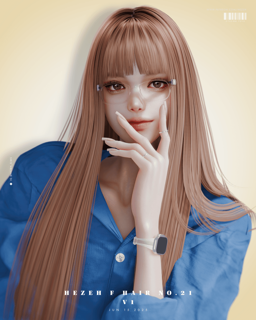 Скриншот мода Прическа Hair No.21